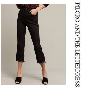 Pilcro Superscript Ultra High Rise Raw Hem Jeans